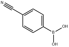 4-Cyanophenylboronic acid 구조식 이미지