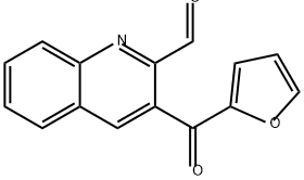 3-(2-FUROYL)QUINOLINE-2-CARBOXALDEHYDE Structure