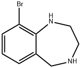 9-broMo-2,3,4,5-tetrahydro-1H-benzo[e][1,4]diazepine Structure