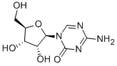 6-amino-5-[(2S,3S,4R,5R)-3,4-dihydroxy-5-(hydroxymethyl)oxolan-2-yl]-1H-triazin-4-one Structure