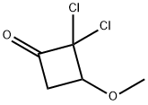 Cyclobutanone,  2,2-dichloro-3-methoxy- Structure