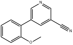 5-(2-methoxyphenyl)pyridine-3-carbonitrile 구조식 이미지