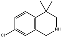 7-클로로-4,4-디메틸-1,2,3,4-테트라히드로이소퀴놀린 구조식 이미지