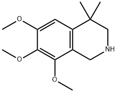 6,7,8-트리메톡시-4,4-디메틸-1,2,3,4-테트라히드로이소퀴놀린 구조식 이미지