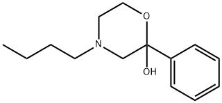 4-BUTYL-2-PHENYL-2-MORPHOLINOL Structure