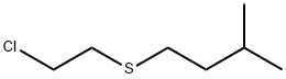 1-[(2-Chloroethyl)sulfanyl]-3-methylbutane Structure