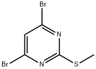 4,6-dibroMo-2-(메틸티오)피리미딘 구조식 이미지