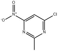 4-Chloro-2-methyl-6-nitro-pyrimidine 구조식 이미지
