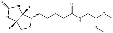 1H-Thieno[3,4-d]iMidazole-4-pentanaMide, N-(2,2-diMethoxyethyl)hexahydro-2-oxo-, (3aS,4S,6aR)- Structure