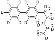 4-N-PENTYLDIPHENYL-D20 Structure