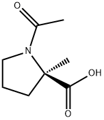 D-Proline, 1-acetyl-2-methyl- Structure