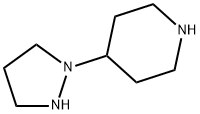 4-(피라졸리딘-1-일)피페리딘 구조식 이미지