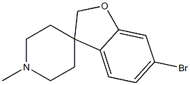 6-broMo-1'-메틸-2H-스피로[벤조푸란-3,4'-피페리딘] 구조식 이미지