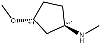 (1S,3S)-3-Methoxy-N-Methylcyclopentan-1-aMine Structure