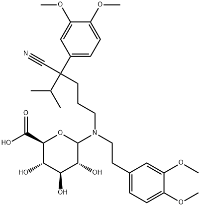126883-99-6 Norverapamil N-b-D-Glucuronide