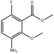 3-AMino-6-fluoro-2-Methoxybenzoic Acid Methyl Ester Structure