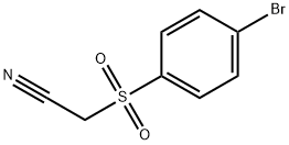 4-BROMOBENZENESULPHONYLACETONITRILE 구조식 이미지