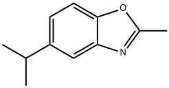 벤조옥사졸,2-메틸-5-(1-메틸에틸)-(9CI) 구조식 이미지