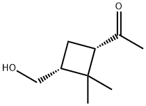 Ethanone, 1-[(1S,3R)-3-(hydroxymethyl)-2,2-dimethylcyclobutyl]- (9CI) 구조식 이미지