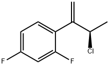 1-((R)-2-CHLORO-1-METHYLENE-PROPYL)-2,4-DIFLUORO-BENZENE Structure