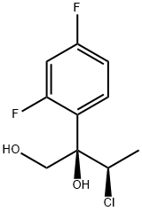 (2R,3R)-3-CHLORO-2-(2,4-DIFLUORO-PHENYL)-BUTANE-1,2-DIOL Structure