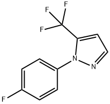 1-(4-fluorophenyl)-5-(trifluoroMethyl)-1H-pyrazole Structure