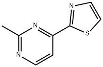2-(2-MethylpyriMidin-4-yl)thiazole Structure