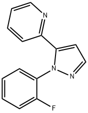 2-(1-(2-fluorophenyl)-1H-pyrazol-5-yl)pyridine Structure