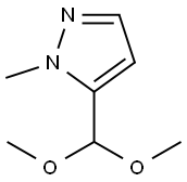 5-(디메톡시메틸)-1-메틸-1H-피라졸 구조식 이미지