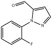 1-(2-플루오로페닐)-1H-피라졸-5-카르브알데히드 구조식 이미지