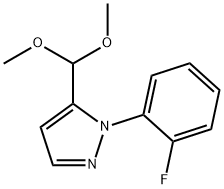 5-(디메톡시메틸)-1-(2-플루오로페닐)-1H-피라졸 구조식 이미지