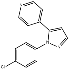 4-(1-(4-chlorophenyl)-1H-pyrazol-5-yl)pyridine Structure