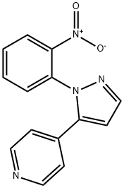 4-(1-(2-nitrophenyl)-1H-pyrazol-5-yl)pyridine Structure