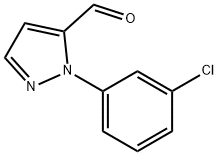 1-(3-chlorophenyl)-1H-pyrazole-5-carbaldehyde Structure