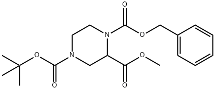 126937-42-6 METHYL N-4-BOC-N-1-CBZ-2-PIPERAZINECARBOXYLATE