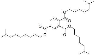 isodecyl diisooctyl benzene-1,2,4-tricarboxylate Structure