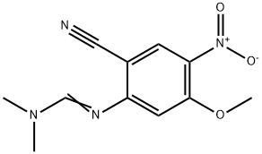N'-(2-циано-5-метокси-4-нитрофенил)-N,N-диметилформамидамид структурированное изображение