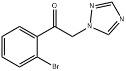 1-(2-BROMOPHENYL)-2-(1H-1,2,4-TRIAZOLE-1-YL)-ETHANONE 구조식 이미지
