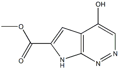 methyl 4-hydroxy-7H-pyrrolo[2,3-c]pyridazine-6-carboxylate Structure
