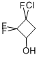 2-클로로-2.3.3-트리플루오로사이클로부탄올 구조식 이미지