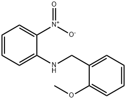 (2-Methoxy-benzyl)-(2-nitro-phenyl)-amine Structure