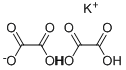 potassium trihydrogen dioxalate  Structure
