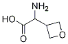 3-Oxetaneacetic acid, a-aMino- Structure