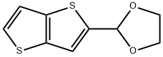 Thieno[3,2-b]thiophene, 2-(1,3-dioxolan-2-yl)- Structure