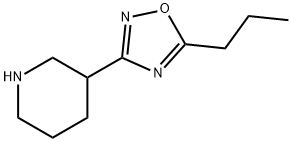 3-(5-Propyl-[1,2,4]oxadiazol-3-yl)-piperidine Structure