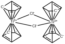 BIS-(CYCLOPENTADIENYL)-CHLOROTITANIUM(III) DIMER Structure