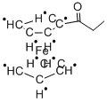 Propionylferrocene Structure