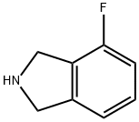 1H-이소인돌,4-플루오로-2,3-디하이드로- 구조식 이미지