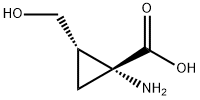 (1R,2S)-1-AMINO-2-(HYDROXYMETHYL)-CYCLOPROPANECARBOXYLIC ACID Structure