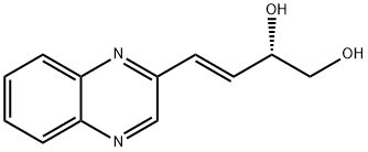 4-(2-Quinoxalinyl-3-butene-1,2-diol 구조식 이미지